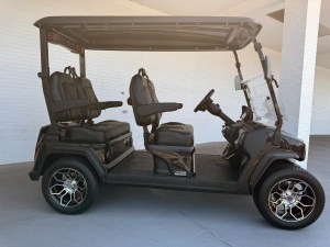 Evolution Ranger 4 Seater Lithiuim Black Out Golf Cart 03